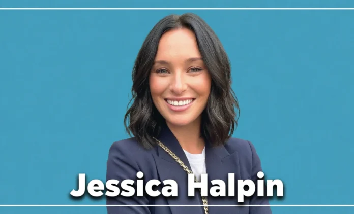 Jessica Halpin Nonprofit Executive — Professional Portrait Jessica Halpin nonprofit executive standing in a professional office setting, known for her career in human services and nonprofit finance