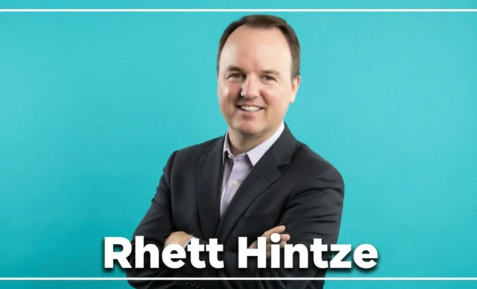 Rhett Hintze PR Leader — COO and Strategic Communications Executive Rhett Hintze PR Leader standing in a modern Pennsylvania office — professional biography photo