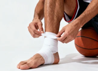 How to Ankle Sprain Prevent Sports: Exercises & Taping (2026) Athlete applying ankle taping for ankle sprain prevent sports