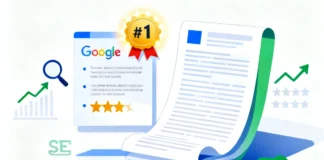 Blog Post Ranking Factors: Why Longer Posts Don’t Always Win in 2026 Flat illustration showing blog post ranking factors — short focused content outranking long articles on Google in 2026