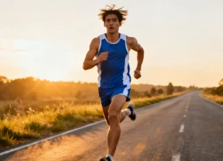 Breathing Techniques While Running: How to Improve Endurance (2026 Guide) breathing techniques while running — runner on open road with proper posture and controlled breath
