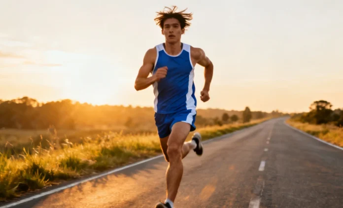 breathing-techniques-while-running-hero breathing techniques while running — runner on open road with proper posture and controlled breath
