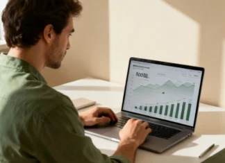 Cash Flow Forecasting for Irregular Income: A Complete 2026 Guide cash flow forecasting for irregular income — freelancer reviewing financial forecast on laptop
