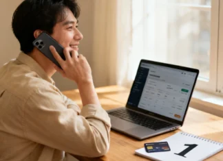 How to Negotiate Credit Card Interest Rate in 2026 Person calling bank to negotiate credit card interest rate