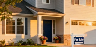A well-staged home exterior showing how to prepare property for sale with clean curb appeal and inviting entrance