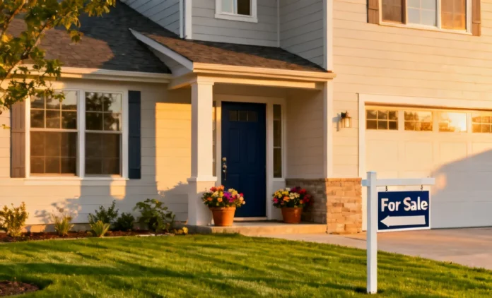 A well-staged home exterior showing how to prepare property for sale with clean curb appeal and inviting entrance