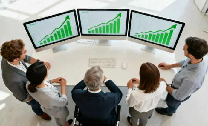 Team meeting to reduce operational costs without layoffs using data-driven strategies