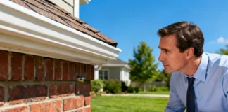 A home buyer inspecting a used home exterior — used home inspection guide for buyers in 2026