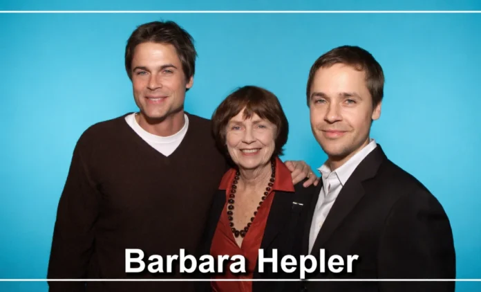Barbara Hepler — Mother, Teacher & the Woman Behind Rob Lowe's Success Barbara Hepler smiling with family — mother of Hollywood actor Rob Lowe and dedicated high school English teacher from Ohio.