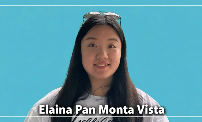 Elaina Pan Monta Vista — 2024 National Science Olympiad champion and STEM student leader from Monta Vista High School in Cupertino CA.