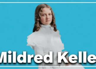Mildred Keller: The Untold Story of Helen Keller’s Sister Who Lived in the Shadow of Greatness Mildred Keller, younger sister of Helen Keller, seated in portrait studio wearing white dress, Tuscumbia Alabama 1880s