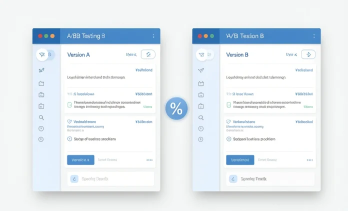 A/B Test Email Subject Lines - Retention-Focused Testing A/B test email subject lines comparison showing two versions with subscriber retention metrics
