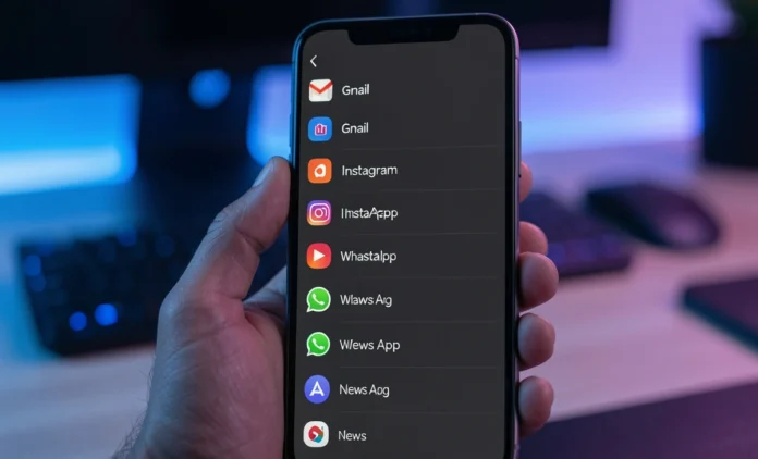 App Notification Logs on Android and iPhone app notification logs Android showing multiple app alerts on smartphone screen