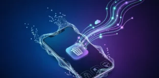 App tracking after deletion showing smartphone with hidden data trails