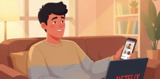 Person using Reddit tips to avoid Netflix show spoilers on social media with muted keywords and protected feed