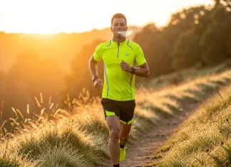How to Build Endurance Without Overtraining: A Balanced Guide for Athletes An athlete running on a trail at sunrise, demonstrating how to build endurance without overtraining