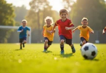 Childhood Soccer Bone Strength: What 20-Year Studies Reveal Child playing soccer demonstrating childhood soccer bone strength development through impact sports and physical activity