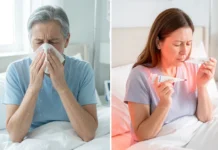 Cold vs Flu Adults: How to Tell the Difference Fast Cold vs flu adults symptom comparison chart showing fever, body aches, and fatigue differences