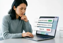 Cookie Consent Popup Explained: What It Means and Why You See It Cookie consent popup explained - person facing multiple website cookie banners with accept and reject options