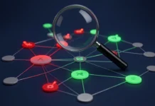 Harmful Backlinks Audit Guide: Remove Toxic Links Harmful backlinks audit guide showing toxic link network visualization