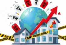 Housing Bubble Warning Signs: 7 Red Flags to Spot in 2026 housing bubble warning signs showing red alert indicators and overheated market graph 2026