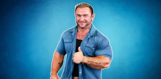 Lee Priest bodybuilder posing on stage showing net worth and career earnings 2026