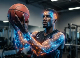 What Is Muscle Memory in Sports Training? Science, Benefits & How It Works Athlete demonstrating Muscle Memory in Sports Training with neural pathway visualization