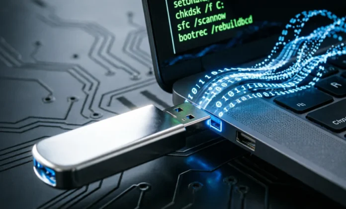 Recover Deleted USB Files - CMD Recovery Method Recover deleted USB files using Command Prompt recovery method on Windows laptop