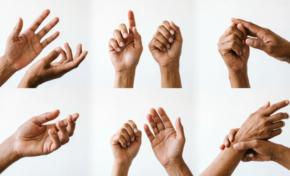 Gentle hand stretching exercises and finger movements for safe joint relief without forceful knuckle cracking