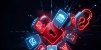 Password reuse dangers explained - domino effect of using same password multiple sites causing account breaches and security risks