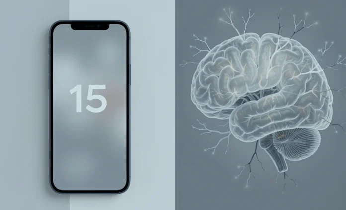 Short Video Brand Recall Problem Short video brand recall failure illustration showing 15-second ad with poor brand memory retention