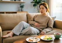 How to Stop Bloating After Overeating: Fast Relief That Works Person seeking ways to stop bloating after overeating with natural home remedies
