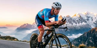 Cyclist climbing mountain illustrating VO2 max cyclists guide for endurance training