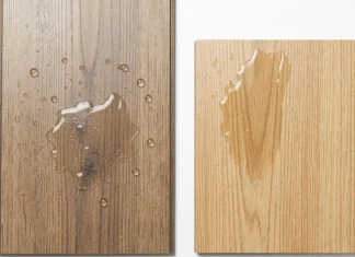 Waterproof vs Water-Resistant Flooring: Key Differences Explained Waterproof vs water-resistant flooring samples showing water resistance difference
