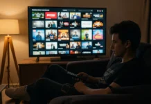 What to Watch When Bored: A Simple System to End Streaming Decision Fatigue Person looking frustrated at streaming choices — what to watch when bored