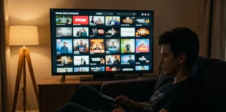 Person looking frustrated at streaming choices — what to watch when bored