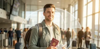 What travel insurance actually covers - traveler protected at airport with coverage shield