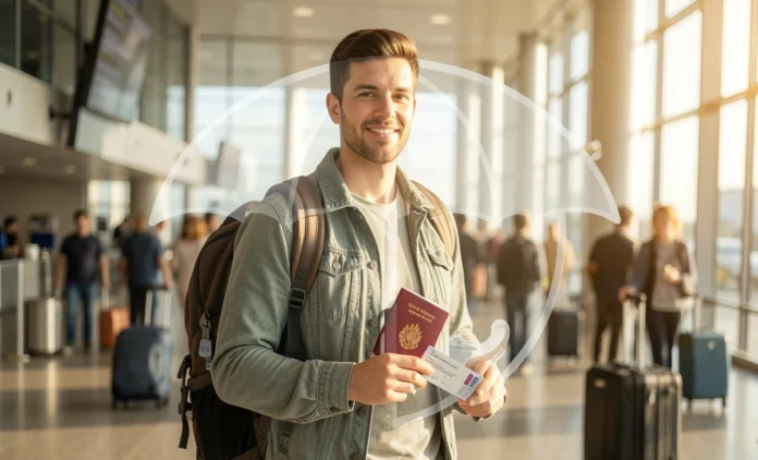 What Travel Insurance Actually Covers - Hero Image What travel insurance actually covers - traveler protected at airport with coverage shield