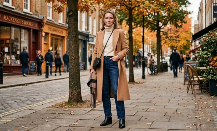 Ankle Boots Outfits Over 40 Ankle boots outfits over 40 styled with jeans and a tailored blazer for a chic look