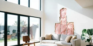 Energy-efficient home improvements including insulation and double-pane windows in a bright modern house
