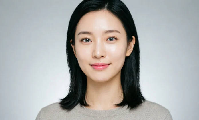Woman with glowing skin showing natural glow up in a week results from healthy habits