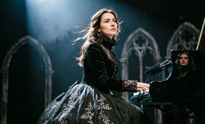 Is Evanescence Goth or Emo Is Evanescence goth or emo — Amy Lee performing live on stage