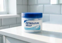 Is Petroleum Jelly Bad for You? Benefits and Risks Explained Is petroleum jelly bad for you - white petroleum jelly jar with skincare safety information