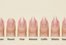 Different Nail Shapes: How to Choose the Best One for You Different nail shapes on hands including square, almond, and coffin