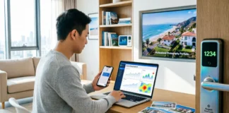 Vacation rental market trends showing smart technology, direct bookings, dynamic pricing, and digital guest experiences.