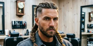 Viking haircuts for men with braids and skin fade in 2026