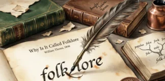 Why is it called folklore - William John Thoms coining the term folklore in 1846 with folk and lore etymology