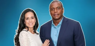 Timeline graphic of Ahmad Rashad's five marriages showing names and years