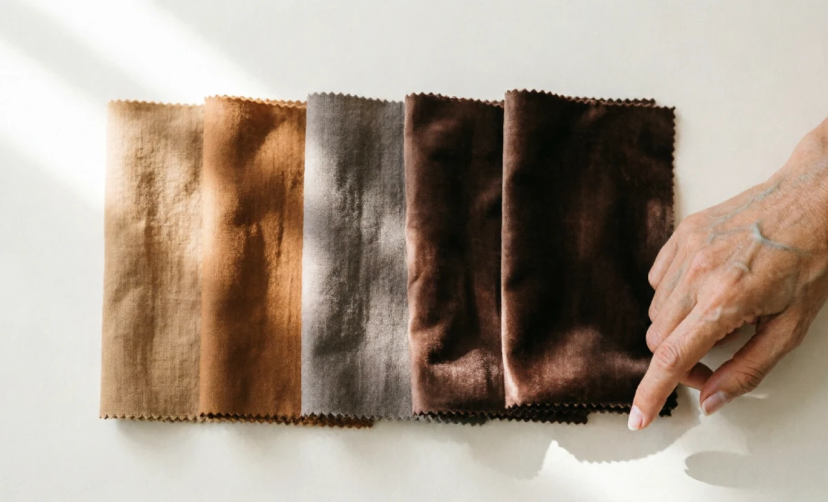 Brown shade swatches for matching warm and cool skin undertones