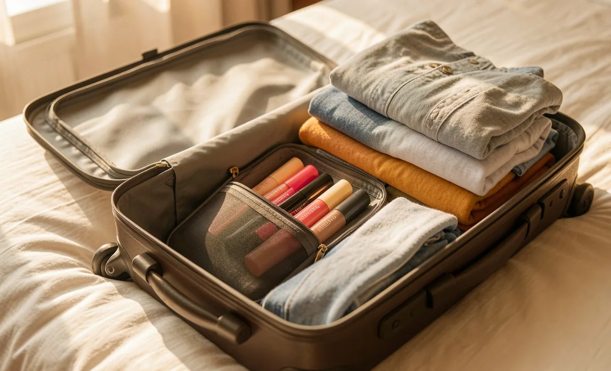 Is lip gloss a liquid TSA limit that doesn't apply to full-size tubes in checked luggage